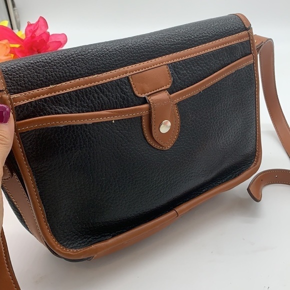 Oggi Domani Black tan crossbody bag. B92992C - Picture 5 of 8